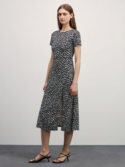 Платье миди с разрезом / Zarina  фото 2