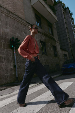 JACQUARD BALLOON TOP - Zara фото 5