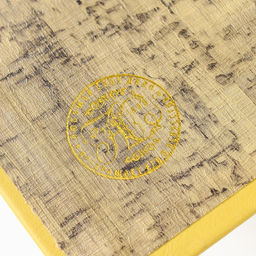 Шкатулка книга-сейф «Чёрный кот с ландышами в вазе», дерево, искусственная кожа, 21×13×5 см