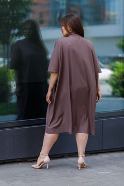 Платье Luxury Moda 1448 кофейный