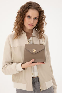 Женская сумка из лакированной кожи норки - U.s. polo assn фото 2