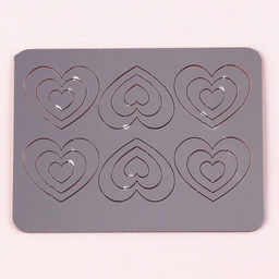 Украшение для торта Сердечки классические, цвет золото - Страна карнавалия фото 2