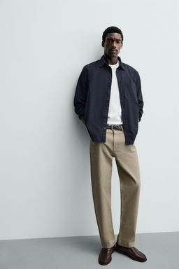 PANTAL?N STRAIGHT FIT / Khaki claro - Zara фото 5