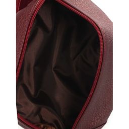 Сумка женская натуральная кожа (на пояс) Croco-856, 1 отд, бордо металлик (232) 246906 - Adelia фото 3