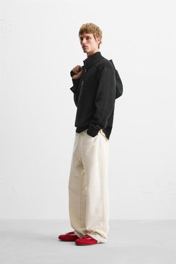 HIGH NECK QUARTER-ZIP SWEATER - Zara фото 4