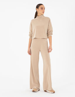 Bej Comfort Fit Modal Kuma_ Sweatshirt - Pierre cardin фото 4