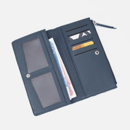 Кошелёк на кнопке, цвет синий - Simaland фото 4