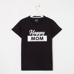 Футболка женская KAFTAN Happy Mom, размер 40-42