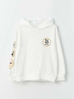 Harry Potter Bask?l? Uzun Kollu K?z ?ocuk Hoodie