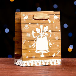 Цена за 12 шт. Пакет ламинированный Колокол 11,5 х 14,5 х 6 см