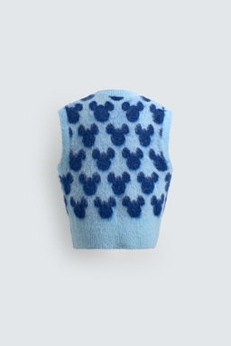 MICKEY SILHOUETTE KNIT VEST HARRY LAMBERT FOR ZARA X DISNEY  фото 2