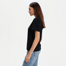 Футболка женская KAFTAN «Сарказм», размер 40-42, чёрная