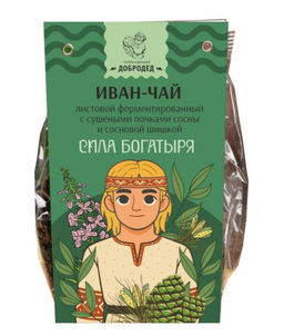 Иван-Чай с сушеными почками сосны и сосновой шишкой Сила богатыря, 50 г