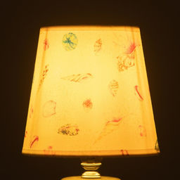 Абажур для светильника универсальный BayerLux «Ракушки», Е14, 14×14×13 см