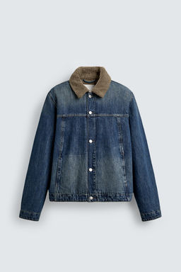 DOUBLE-FACED DENIM JACKET - Zara фото 8