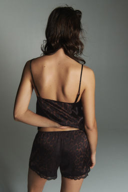 Pijama de sat?n con encaje - H&m фото 8