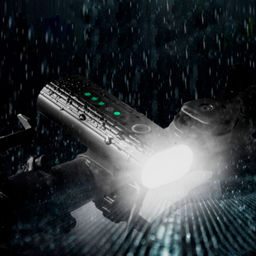 Фонарь передний COMIRON OKO400 корпус: авиационный алюминий 6063, IP67; свет: 1 XPG, 400lm; аккум: 3.7V 4000 mAh, USB; POWER BANK. /уп 25/50/ - Галеонтрейд фото 3