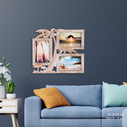 Фоторамка коллаж Отдых под пальмой 33,5х29 см / 714-10 /уп 48/3 фото