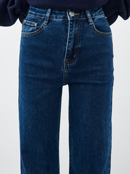 Женские джинсы широкие с высокой посадкой - Mossmore фото 61