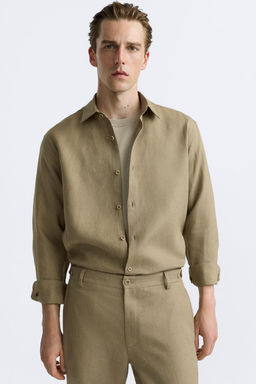%100 KETEN GOMLEK - Zara фото 6