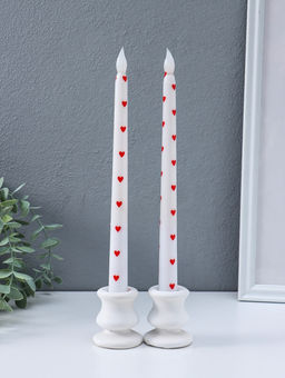 Набор: свечи светодиодные «Античные. Сердечки», 2 шт., 2×ААА