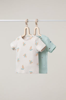 Crockid _ К 301156-2уп/серфинг,маленькие кораблики набор фуфайка (футболка) яс