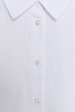 STRIPED COTTON SHIRT - Zara фото 9