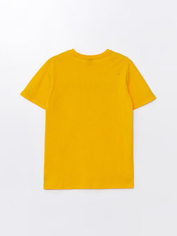 Bisiklet Yaka Bask?l? K?sa Kollu Erkek ?ocuk Ti??rt - Waikiki фото 2