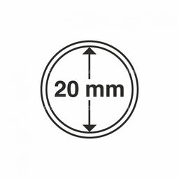 Капсула CAPS для монет диаметром 20 мм LEUCHTTURM 303557