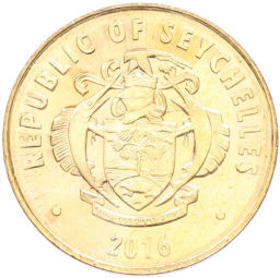 Монета 5 центов 2016 года Сейшелы