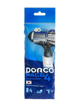 DORCO Станок для бритья одноразовый Dorco Pace 4, 4 шт.