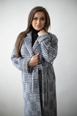 Пальто женское демисезонное 22555 (grey)