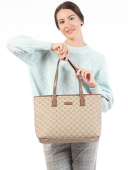 LACCOMA сумка A567-фигурки коричневый эко кожа