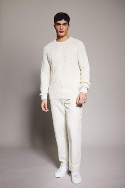 Брюки прямого кроя с нормальной талией и нормальной талией - Defacto фото 3