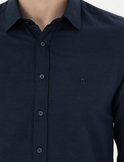 Lacivert Slim Fit Uzun Kollu G_mlek - Pierre cardin фото 7