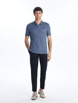 Polo Yaka Merserize G?r?n?ml? Erkek Ti??rt