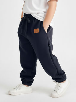 Спортивные штаны на резинке 22-0517 черный|зеленый - Mini maxi фото 10