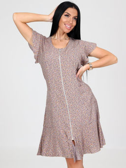 111 ПЛАТЬЕ/ХАЛАТ (Серый) - А-дина фото 2