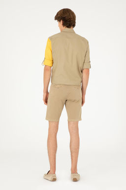 Мужские тканые шорты светло-хаки Неожиданная скидка в корзине - U.s. polo assn фото 4