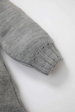 Платье с длинными рукавами для маленьких девочек - Defacto фото 4