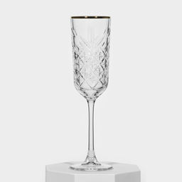 Бокалы для шампанского Paşabahçe Timeless, 175 мл, набор 4 шт., стекло, прозрачные