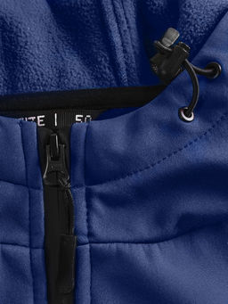 Ветровка спортивная мужская с капюшоном softshell темно-синего цвета 9563TS - Mtforce фото 30