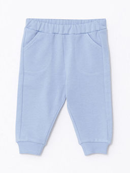 Bisiklet Yaka Uzun Kollu Nak?? Detayl? Erkek Bebek Sweatshirt ve Pantolon 2li Tak?m - Waikiki фото 3