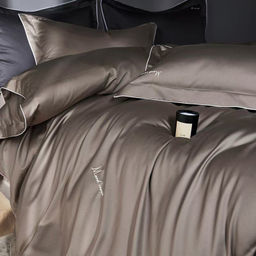 КПБ Mency Winni Mark Cross Бархатный сатин MENWMC004 1.5 спальный