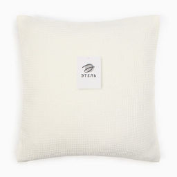 Наволочка декоративная Этель Glare 45х45см, цвет молочный, полиэстер  фото 4