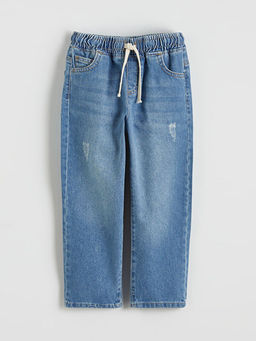 Regular Fit Erkek Bebek Ba?c?kl? Jean Pantolon