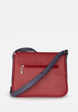 Сумка Модель №1437 | кожзам | гладкий | красный | Р831-45 | 32328 - L-craft фото 3