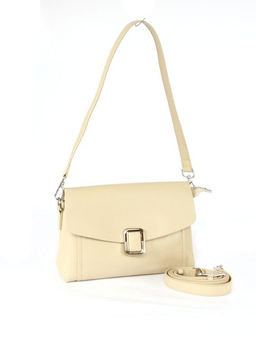 Сумка женская натуральная кожа GU 2033-6638, 3отд, плечевой ремень, бежевый SALE 265816