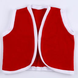 Карнавальный костюм «Новогодний гном» жилетка и колпак, рост 98-110 см