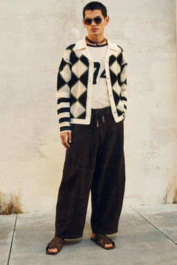 LIMITED EDITION DIAMOND KNIT SHIRT - Zara фото 4